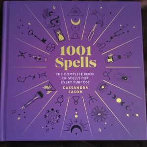 1001 Spells Book in Purple